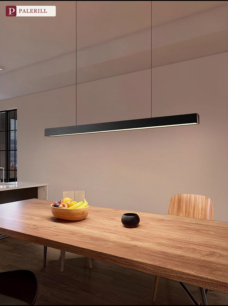PALERILL | Linear Dining Pendant Light with Height Adjustment