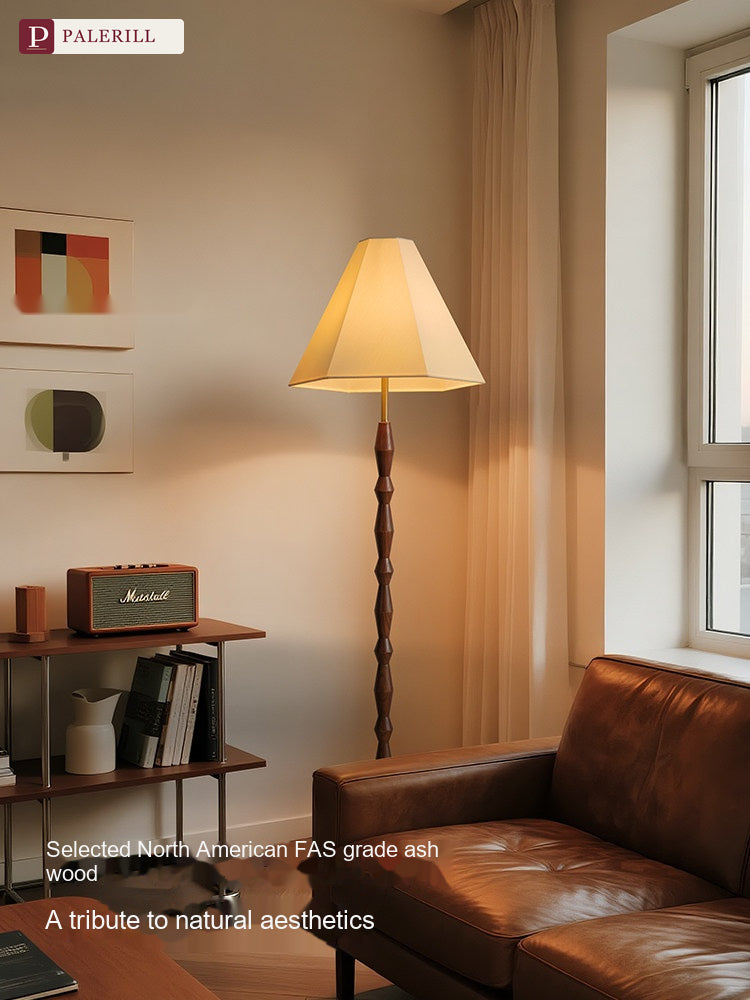 PALERILL | Bauhaus Solid Wood Dimmable Floor Lamp