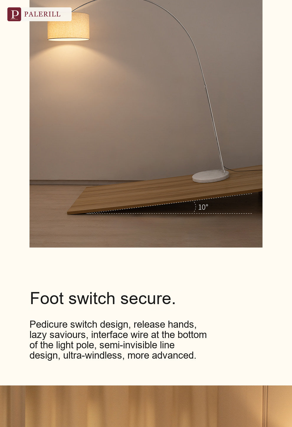 PALERILL | Italian Luxury Arc Floor Lamp