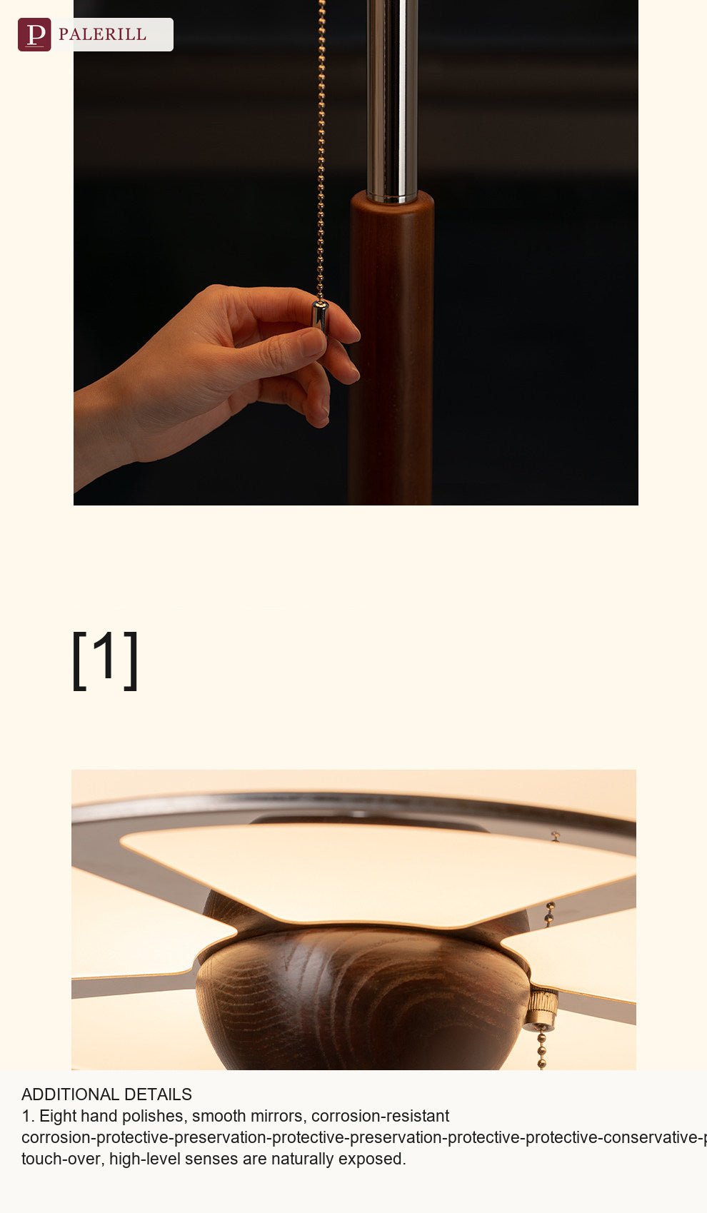 PALERILL | Mid-Century Ambient Bedside Floor Lamp