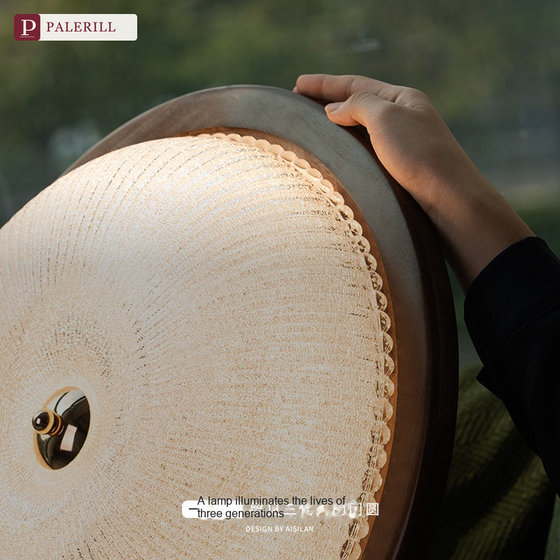PALERILL | Mid-Century Solid Wood Eye-Care Ceiling Light