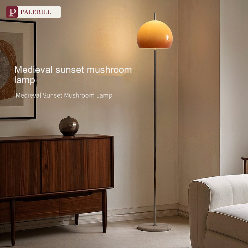 PALERILL | lampadaire coucher de soleil champignon mid-century