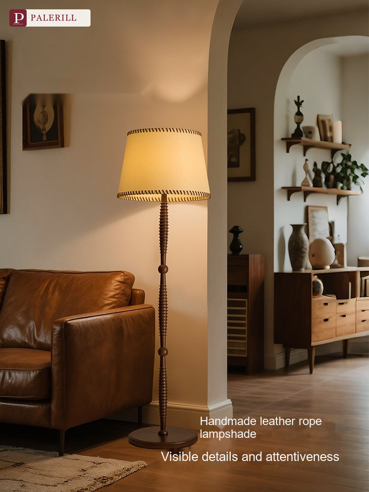 PALERILL | New Chinese Style Solid Wood Floor Lamp