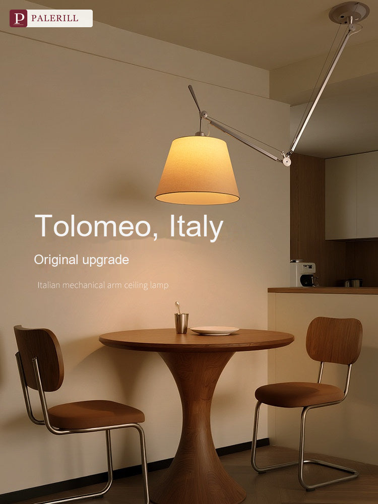 PALERILL | Adjustable Swing-Arm Pendant Light, Tolomeo Style