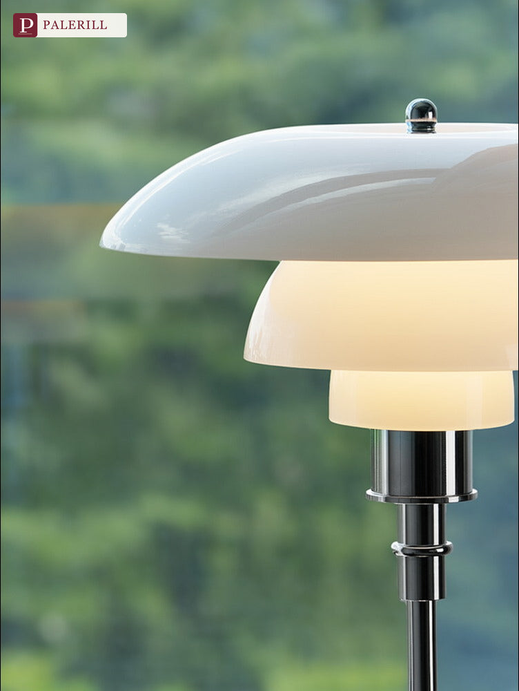 PALERILL | Danish Designer Glass Floor Lamp, PH3 Style