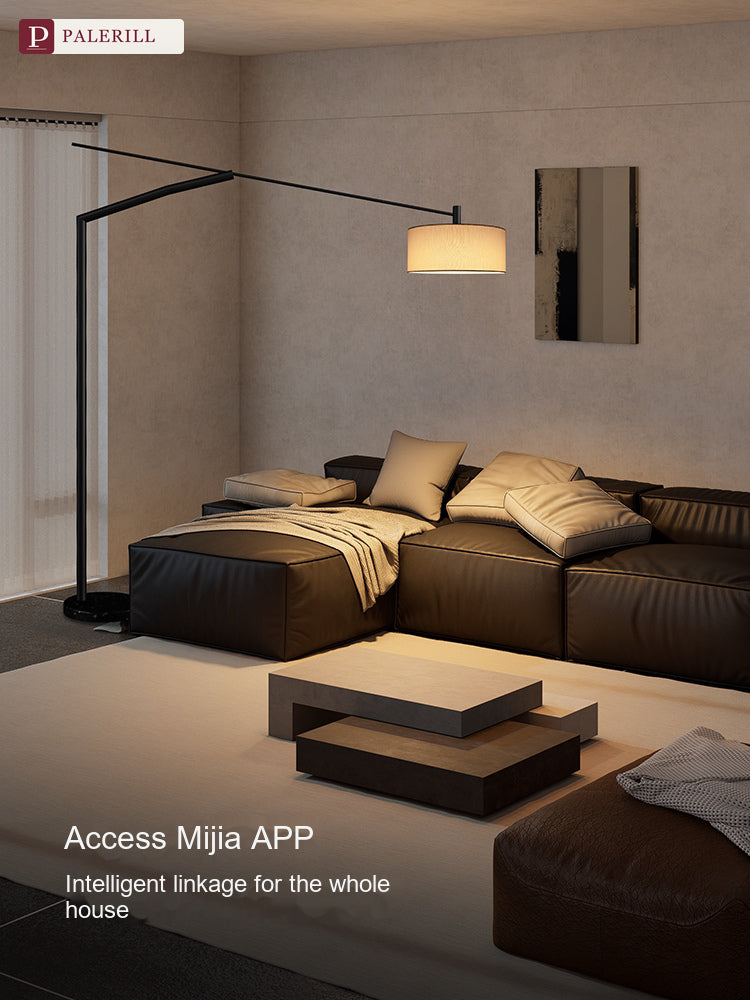 PALERILL | Large Arc Floor Lamp for High-Ceiling Spaces