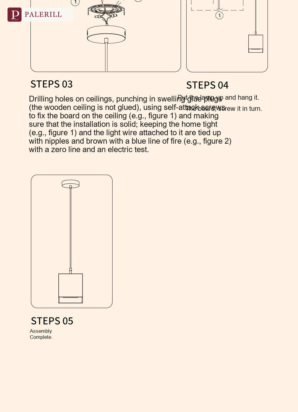 PALERILL | Bauhaus Designer Mini Pendant Light