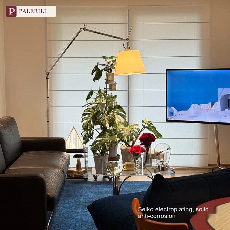 PALERILL | Italian Designer Swing-Arm Floor Lamp