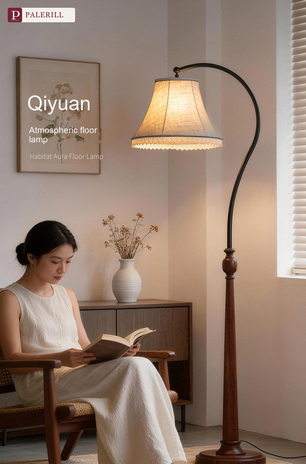 PALERILL | American Vintage Bedside Floor Lamp