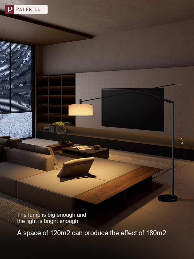 PALERILL | Statement Arc Floor Lamp for Living Room