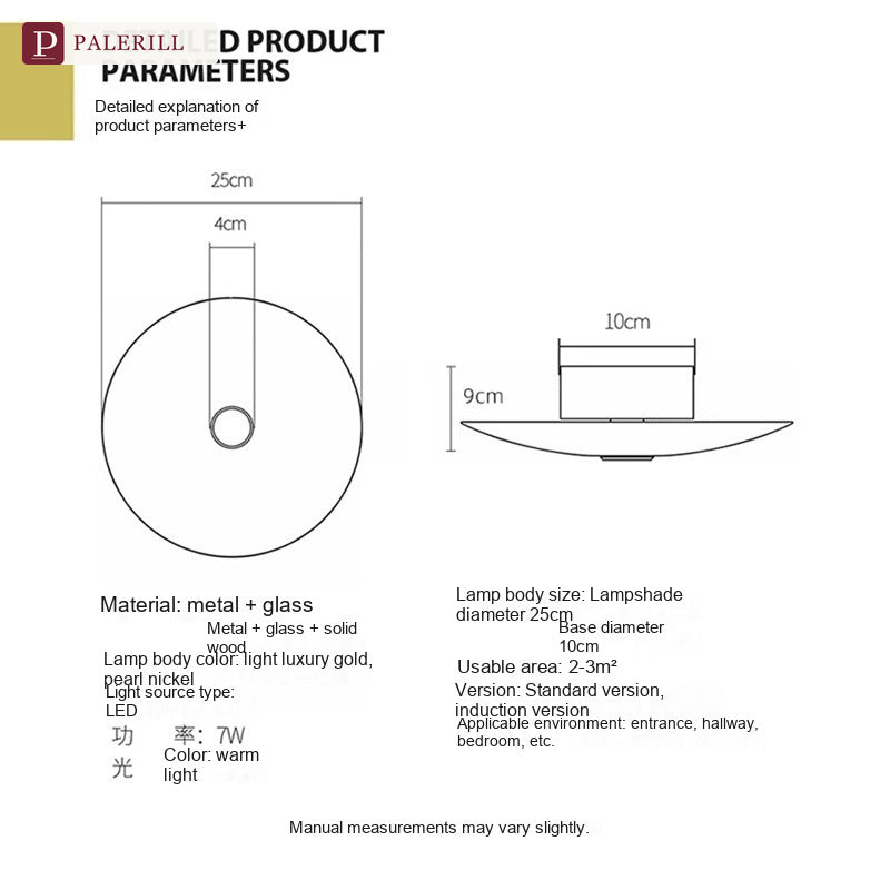 PALERILL | Motion-Sensor LED Ceiling Light
