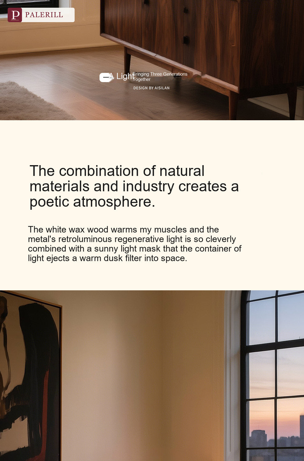 PALERILL | Sunset Mushroom Glass Table Lamp