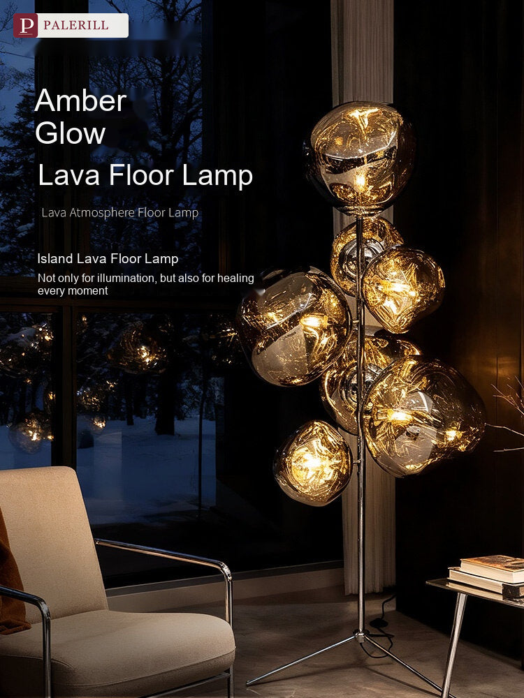 PALERILL | Italian Minimalist Lava Floor Lamp