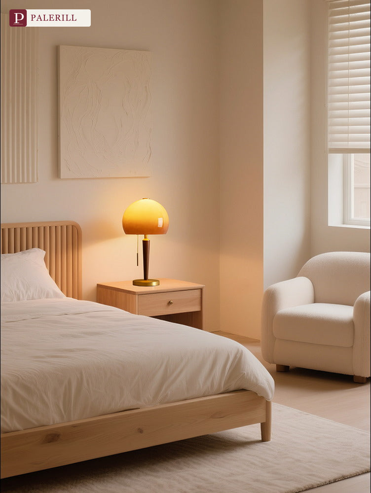 PALERILL | Sunset Mushroom Glass Table Lamp