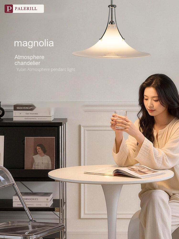 PALERILL | Bauhaus Glass Magnolia Art Pendant Light