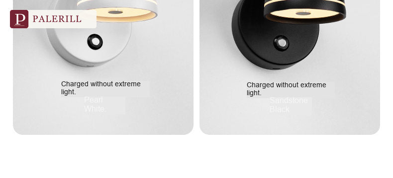 PALERILL | Minimalist Wall-Mounted Bedside Reading Light