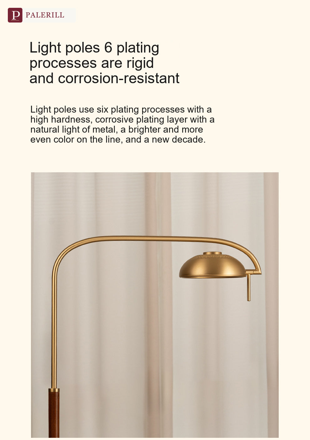 PALERILL | American Retro Designer Floor Lamp