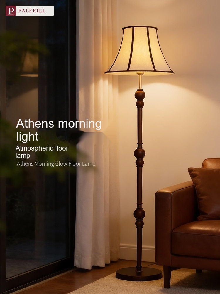 PALERILL | French Vintage Solid Wood Floor Lamp