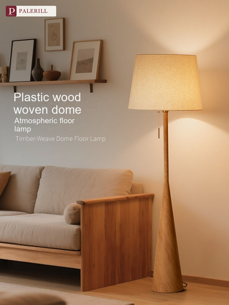 PALERILL | Natural Wood Luxury Floor Lamp