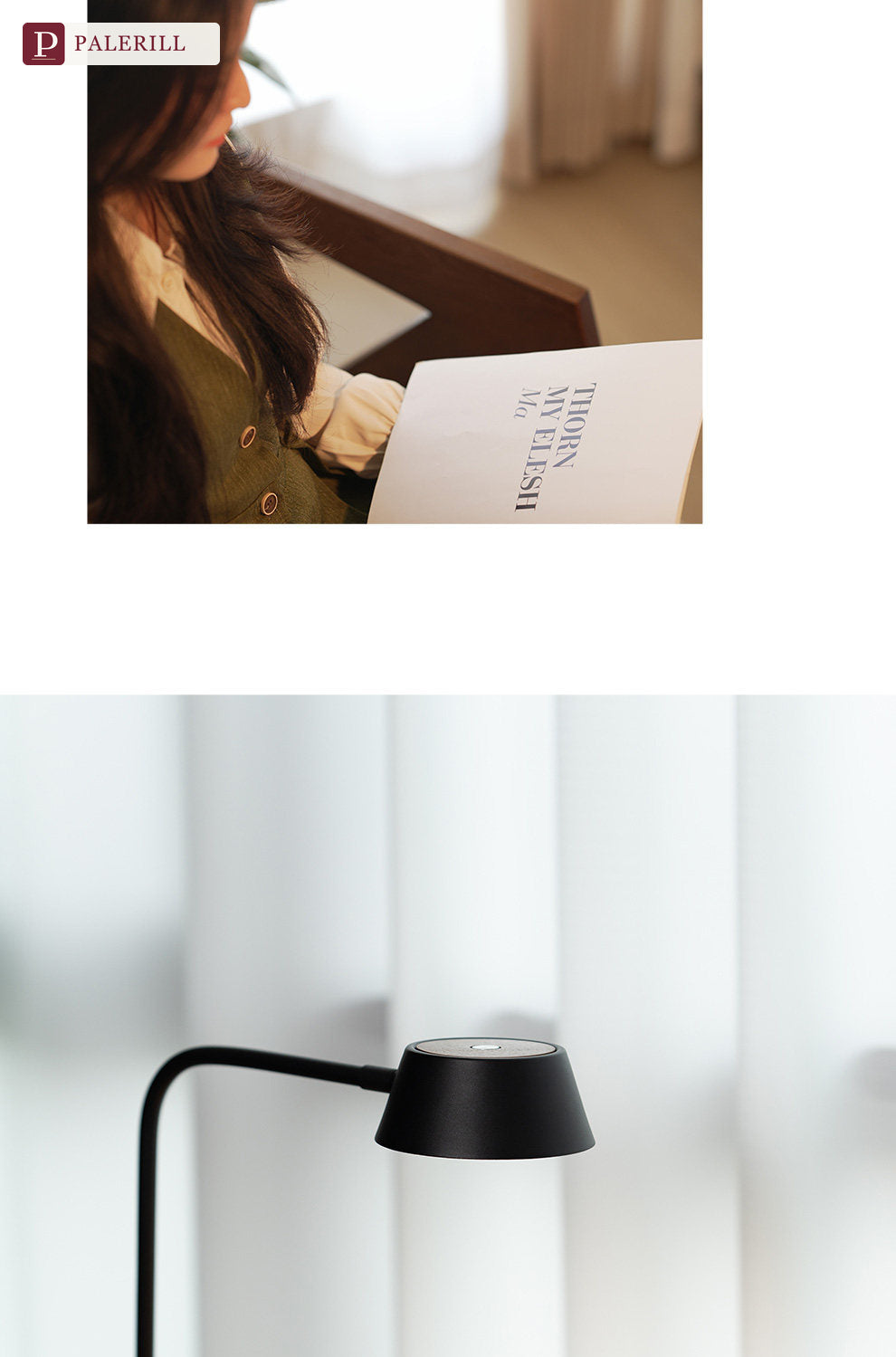PALERILL | Full-Spectrum Eye-Care Living Room Lamp