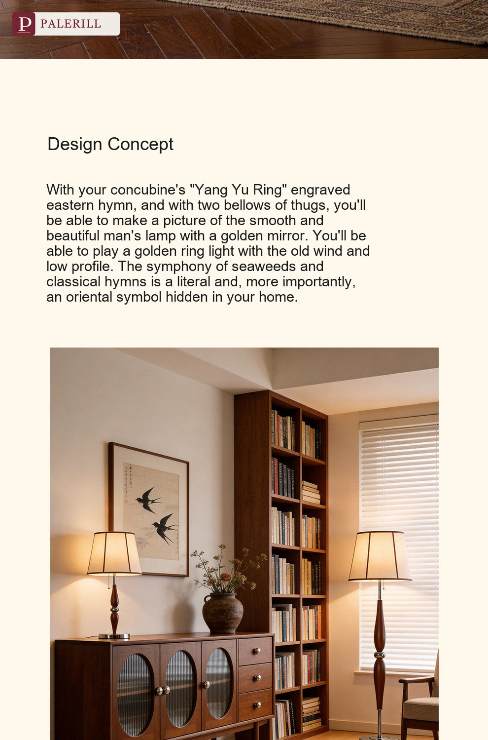 PALERILL | Smart Vintage Ambient Floor Lamp
