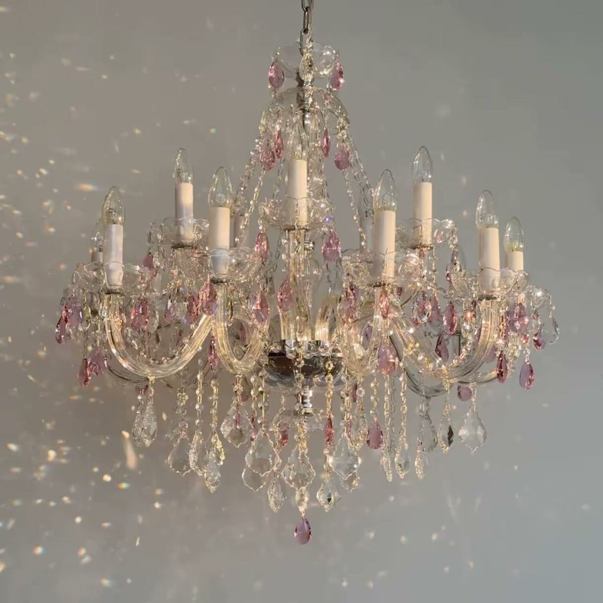French Palace Candle Crystal Chandelier — PALERILL AM0266