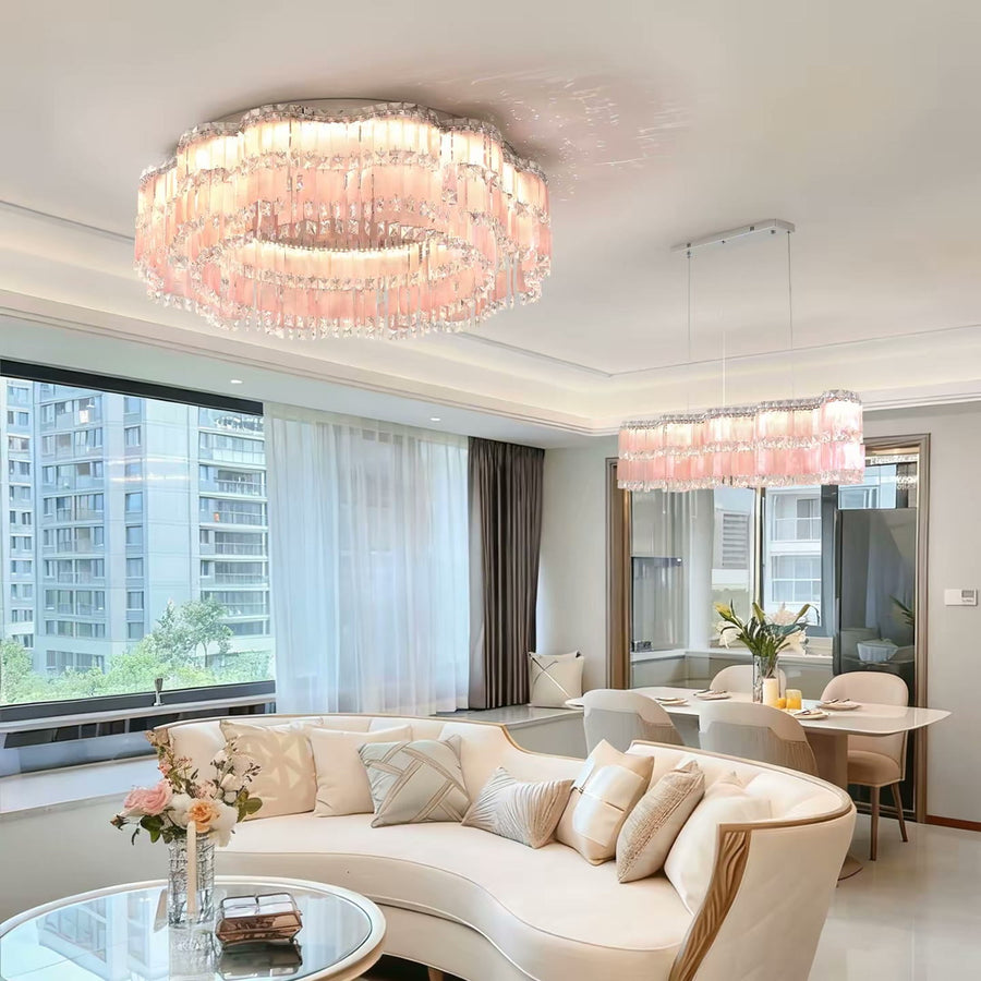 Romantic French Linear Chandelier — PALERILL AM0274
