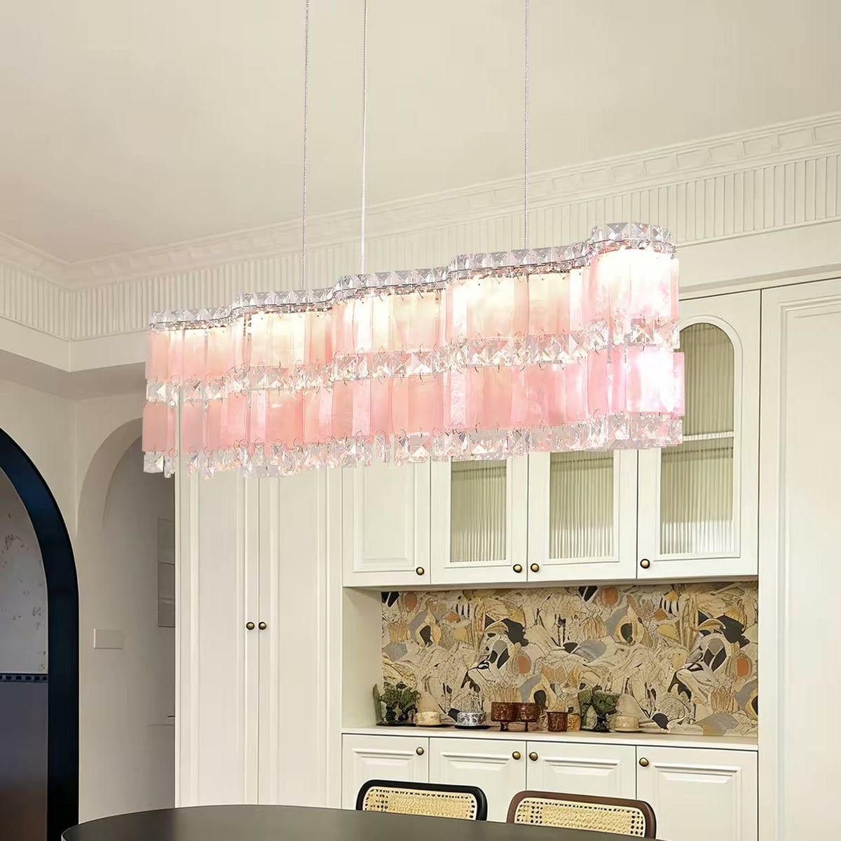 PALERILL AM0274 — Romantic French Linear Chandelier (view 3)