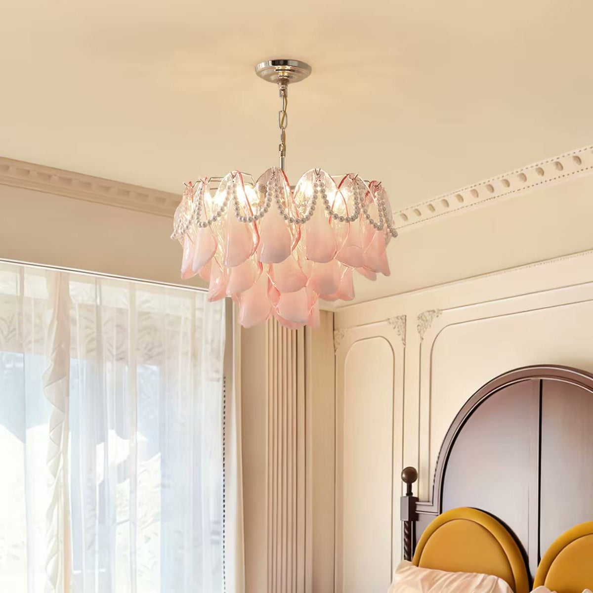 PALERILL AM0275 — French Pink Pearl Chandelier (view 2)