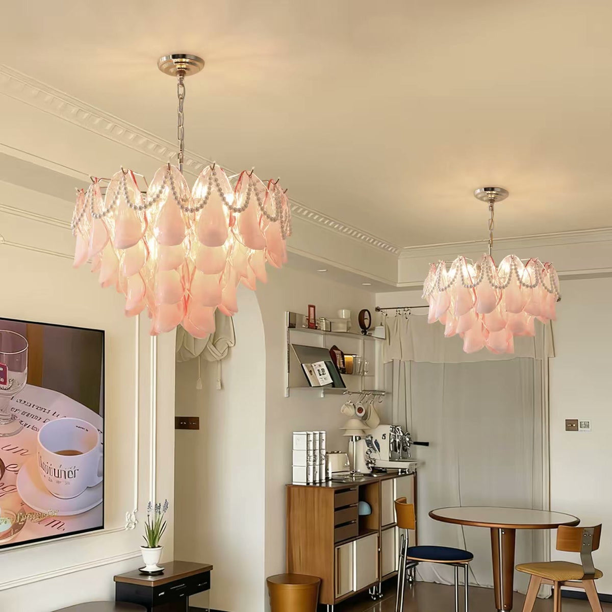 PALERILL AM0275 — French Pink Pearl Chandelier (view 4)