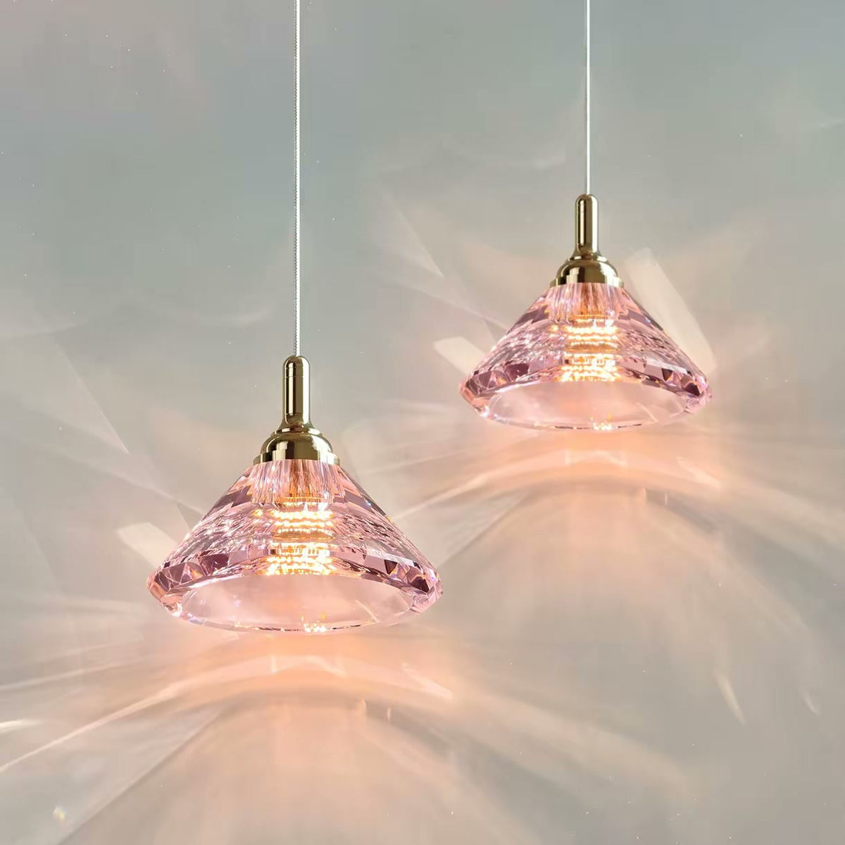 PALERILL AM0283 — French Vintage Bedside Pendant Light (view 3)