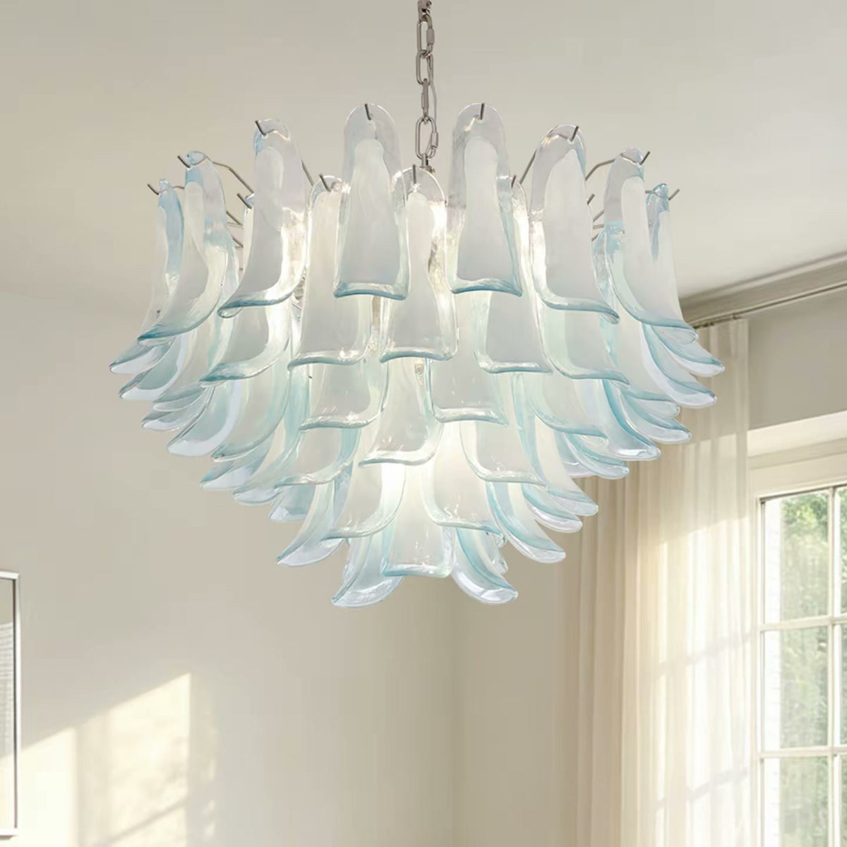 PALERILL AM0291 — Nanyang Glass Murano Chandelier (view 2)