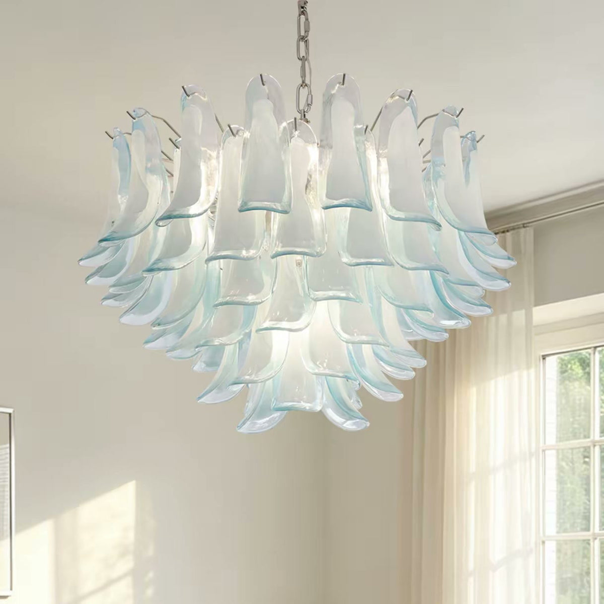 PALERILL AM0291 — Nanyang Glass Murano Chandelier (view 3)