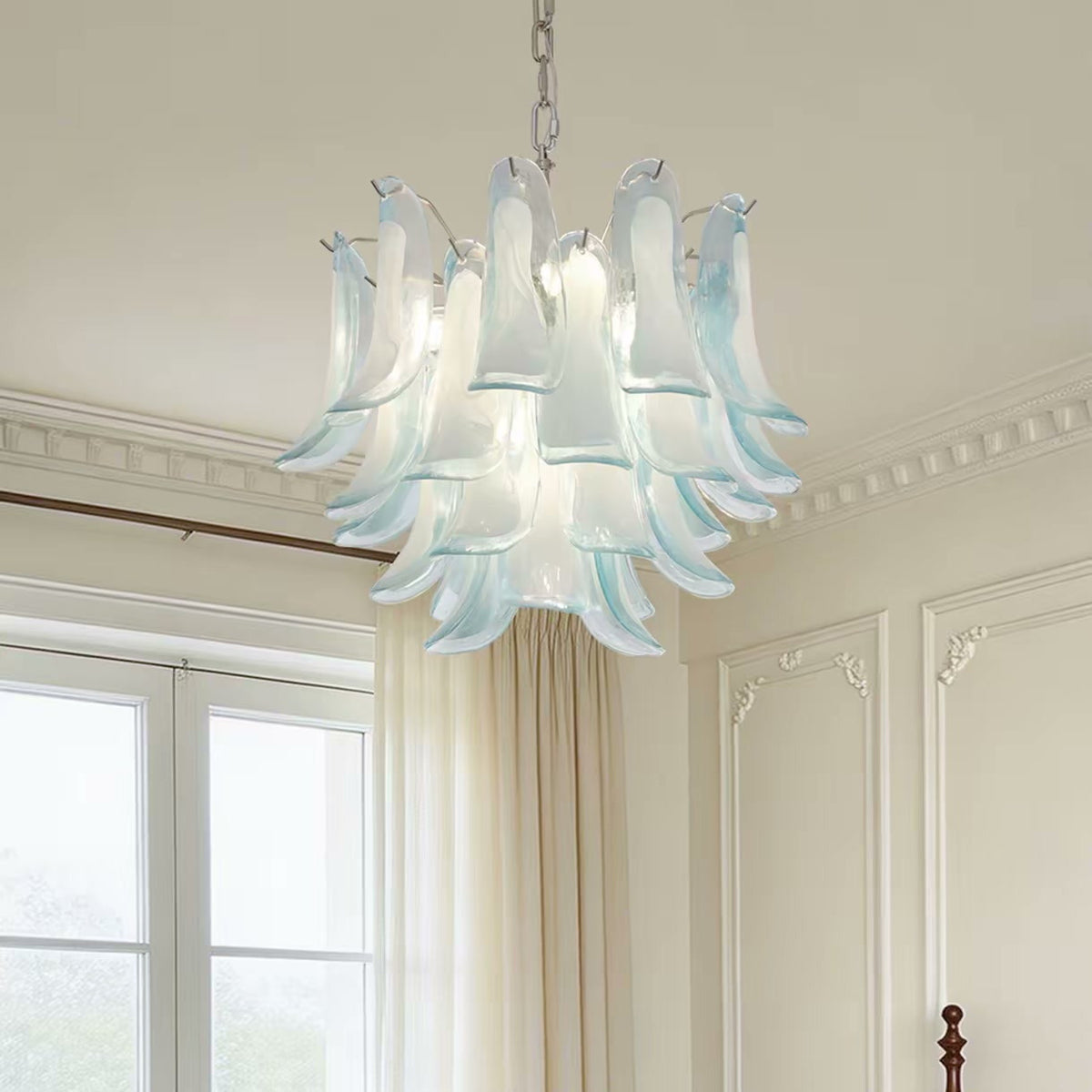 PALERILL AM0291 — Nanyang Glass Murano Chandelier (view 4)
