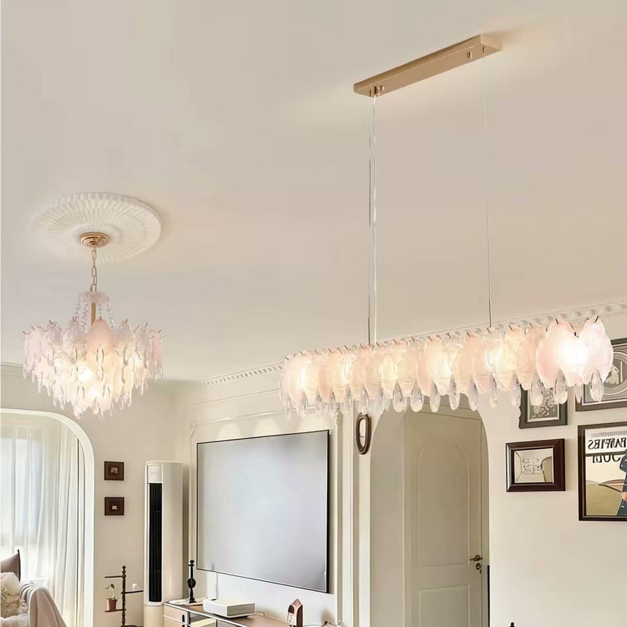 French Cream Crystal Chandelier — PALERILL AM0292