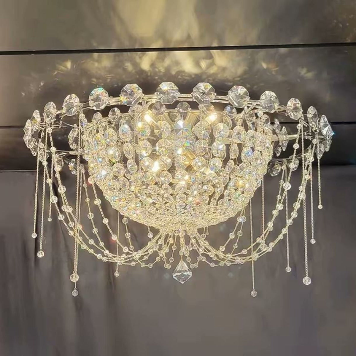 Vintage Crystal Chandelier — PALERILL AM0294
