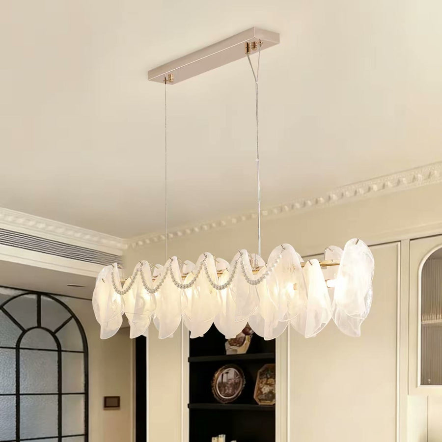 French Cloud Glass Pearl Chandelier — PALERILL AM0297