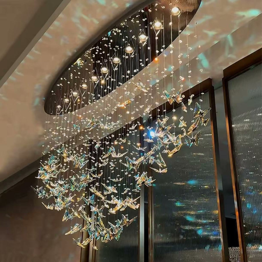 Butterfly Crystal Dining Chandelier — PALERILL AM0307