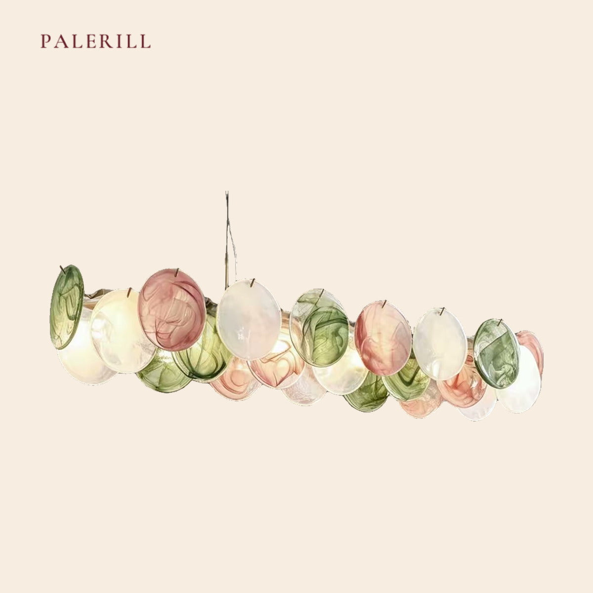 Designer Murano Colour Glass Chandelier — PALERILL AM0309