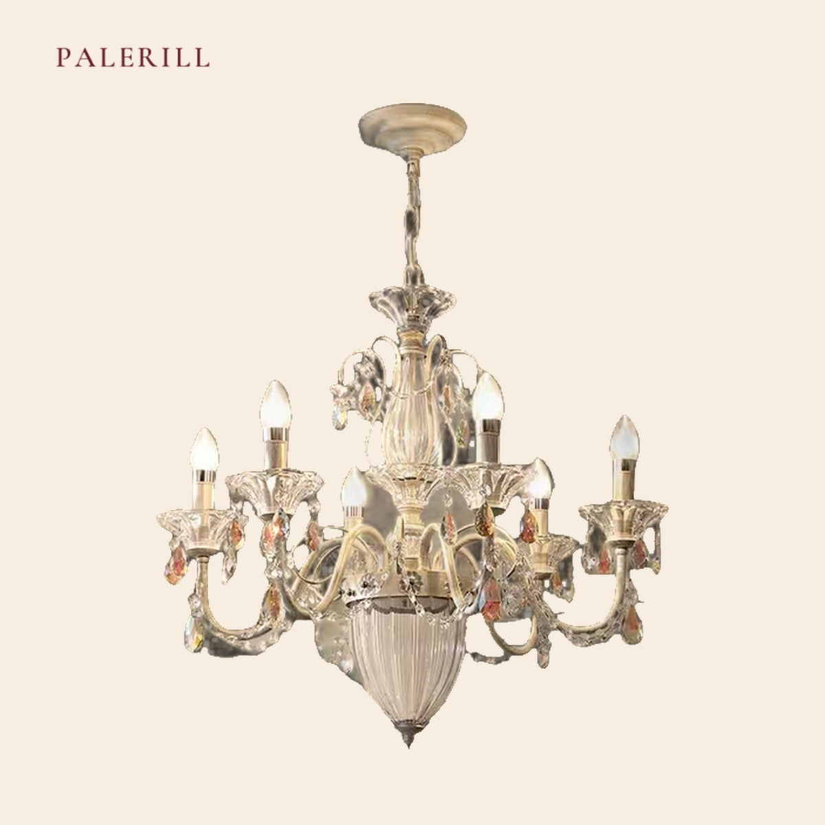 French Vintage Crystal Chandelier — PALERILL AM0311