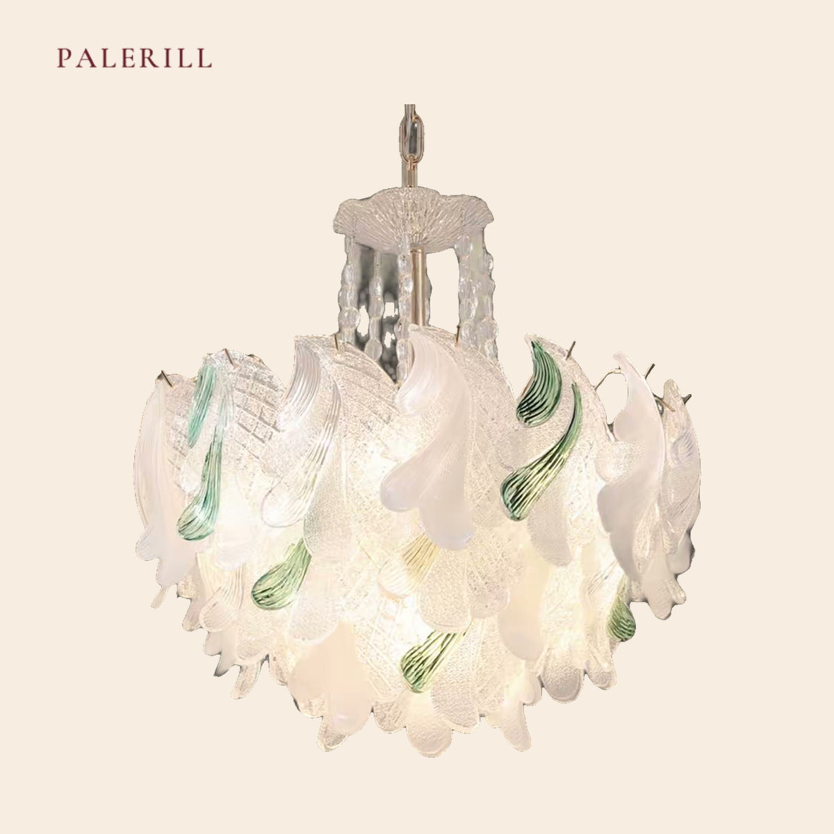 PALERILL AM0312 — French Vintage Cream Chandelier (view 3)