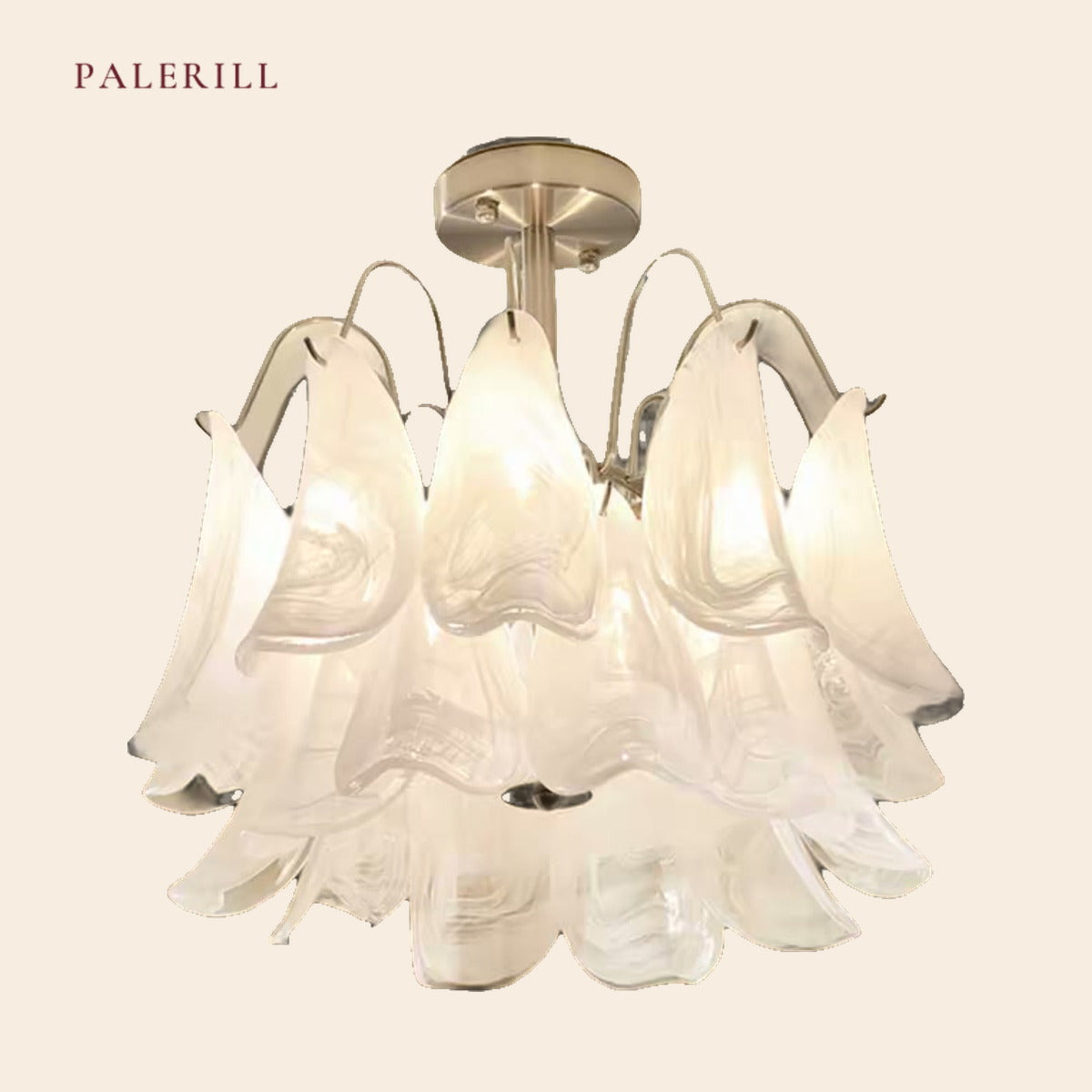 PALERILL AM0321 — French Nanyang Glass Chandelier (view 2)