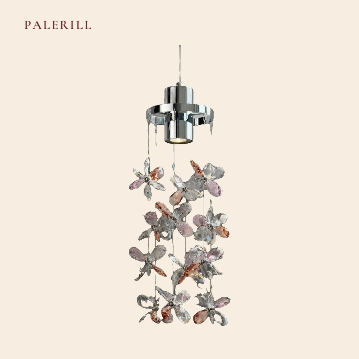 French Crystal Petal Pendant — PALERILL AM0325