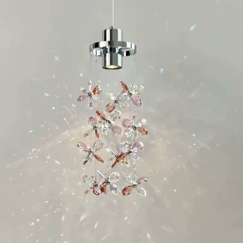 French Crystal Petal Pendant — PALERILL AM0325
