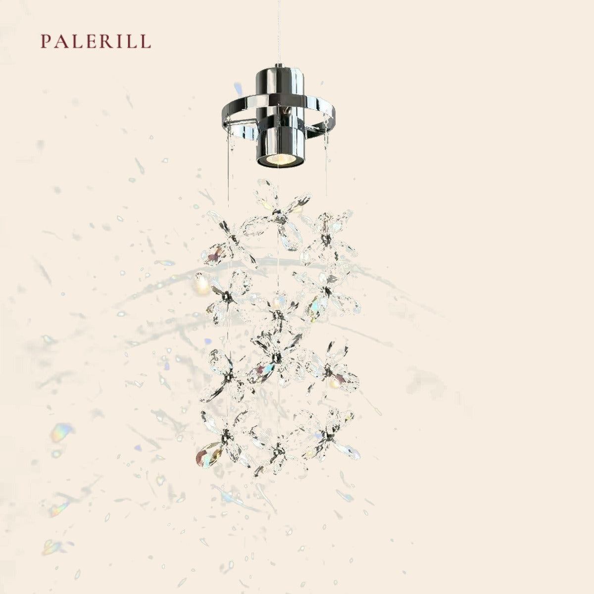 PALERILL AM0325 — French Crystal Petal Pendant (view 3)