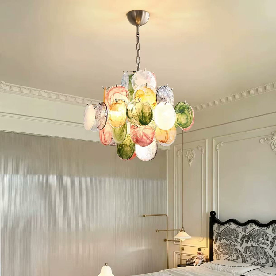 Murano Monet Garden Glass Chandelier — PALERILL AM0327