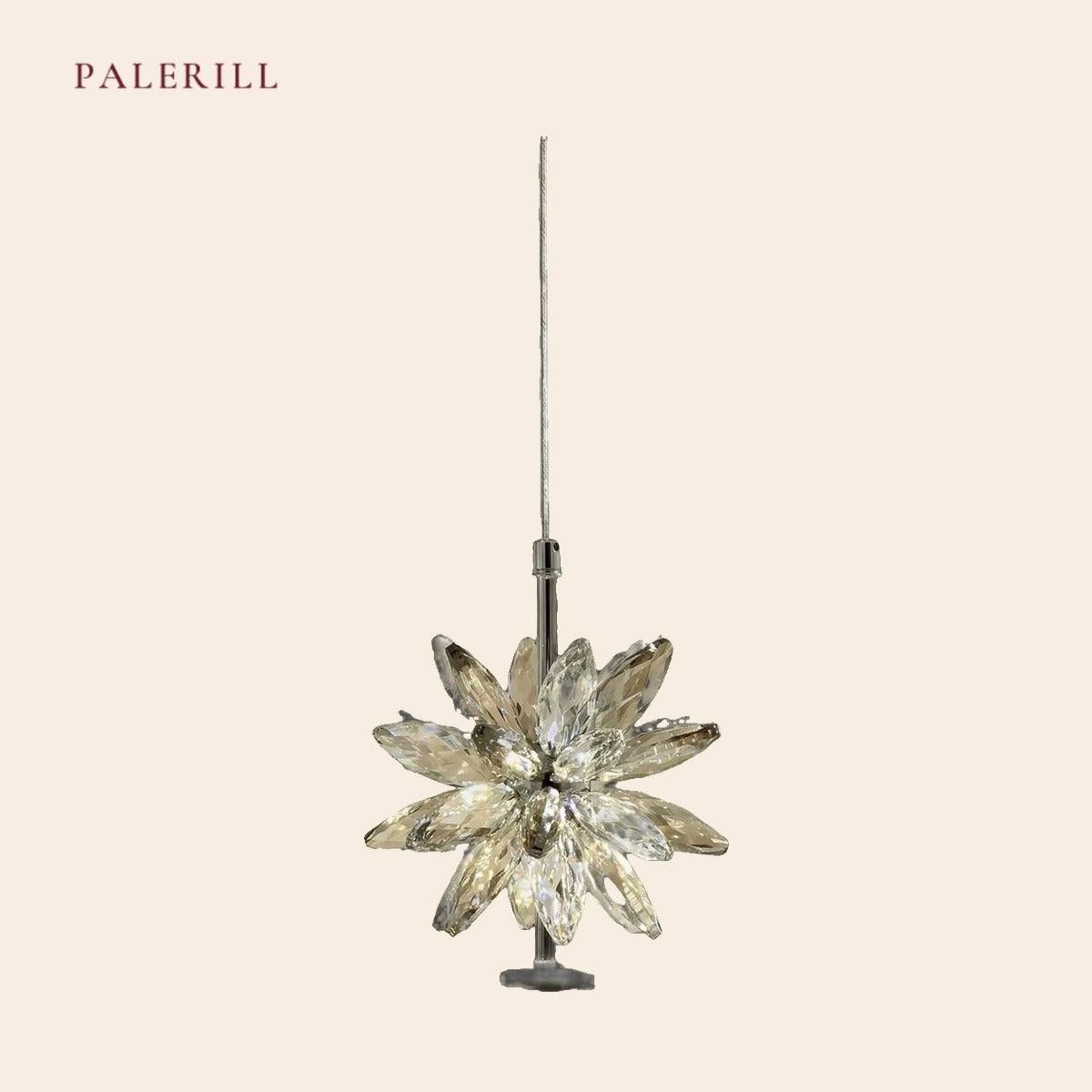 Modern Crystal Bedside Pendant — PALERILL AM0329