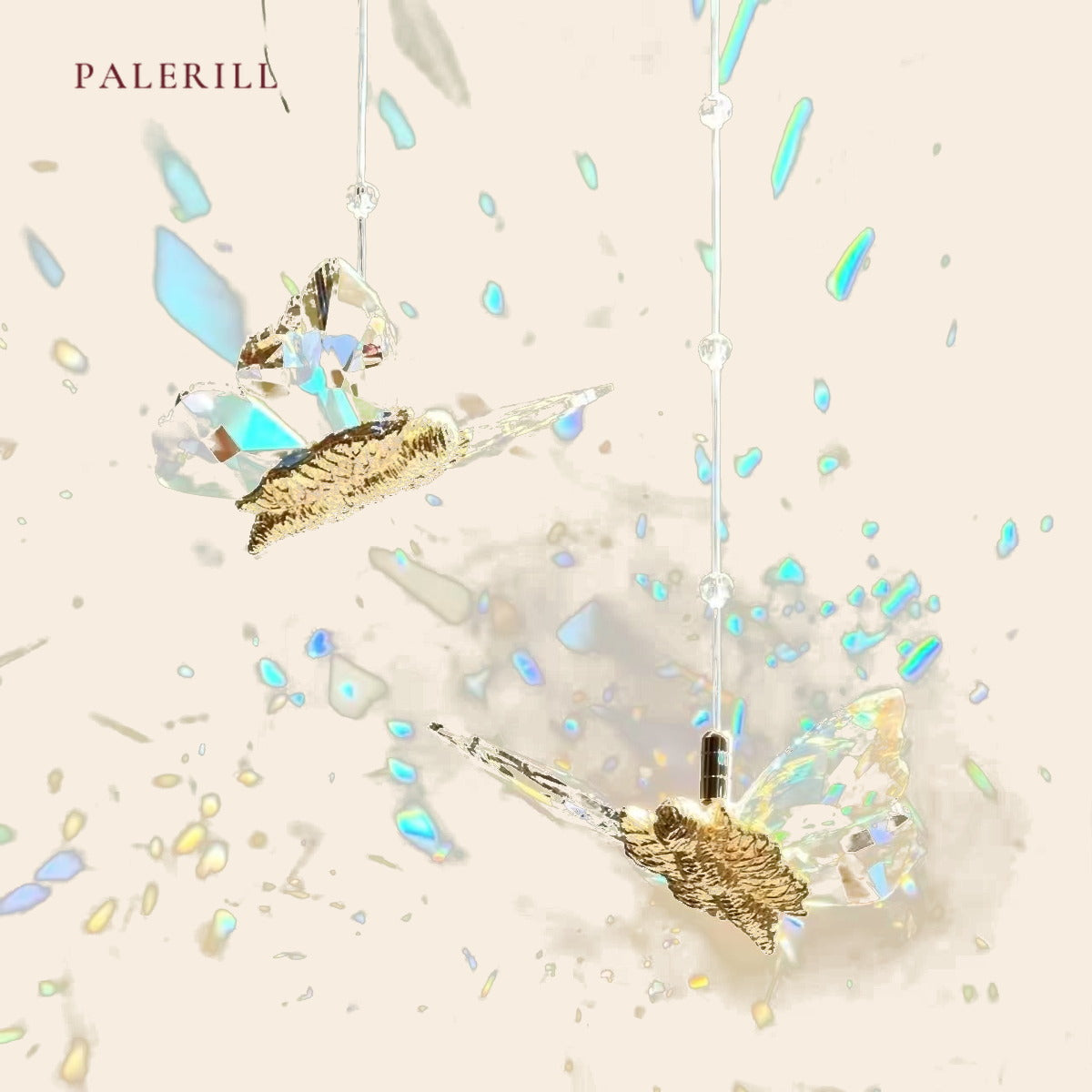 PALERILL AM0341 — Nordic Colour Butterfly Pendant Light (view 2)