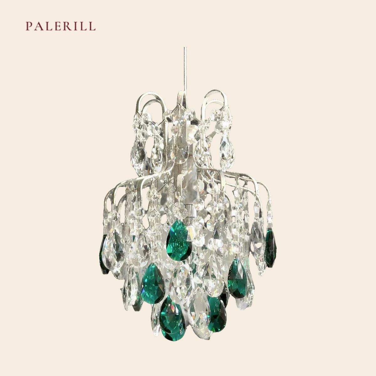 French Vintage Crystal Bedside Pendant — PALERILL AM0345