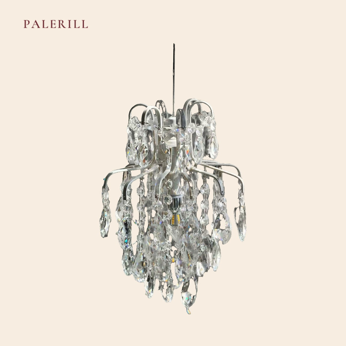 French Vintage Crystal Pendant Light — PALERILL AM0349